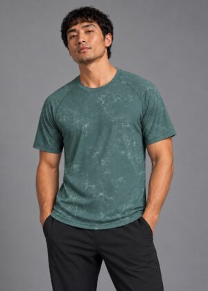 Playera Lululemon Metal Vent verde talla L